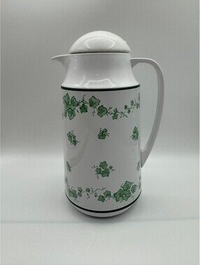 Corelle by CORNING Callaway Ivy Thermique Thermos/Carafe & Lid 1 QT Retro Vtg